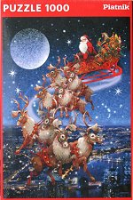 Santa's Flying Sleigh<br>1000pc Piatnik Puzzle